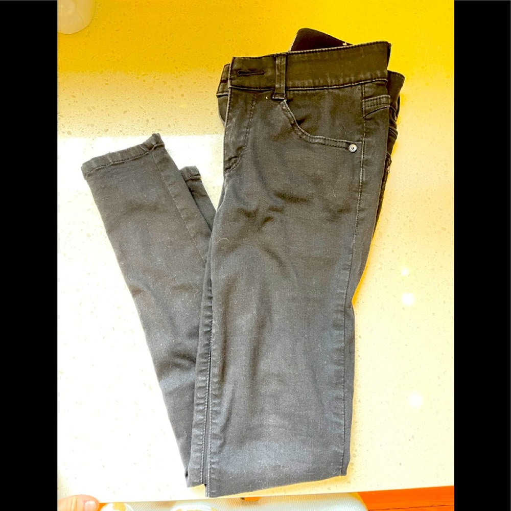 Wit and Wisdom Black Jeans with Ab-Solution band